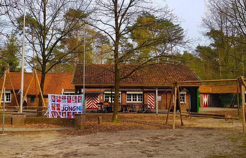 Locatie van een kampcursus in buitencentrum de Spar.